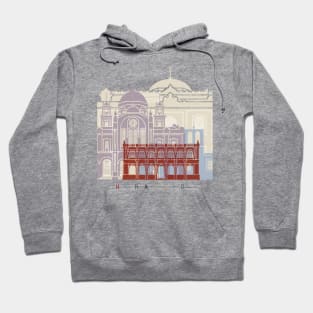 Heraklion skyline poster Hoodie